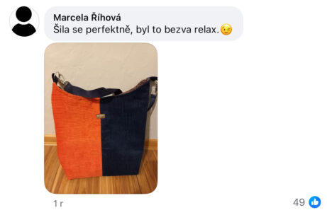Bára Mikulášková - minikurz zdarma kabelky Gertruda