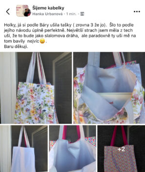Oboustranná nákupní taška - videnávod