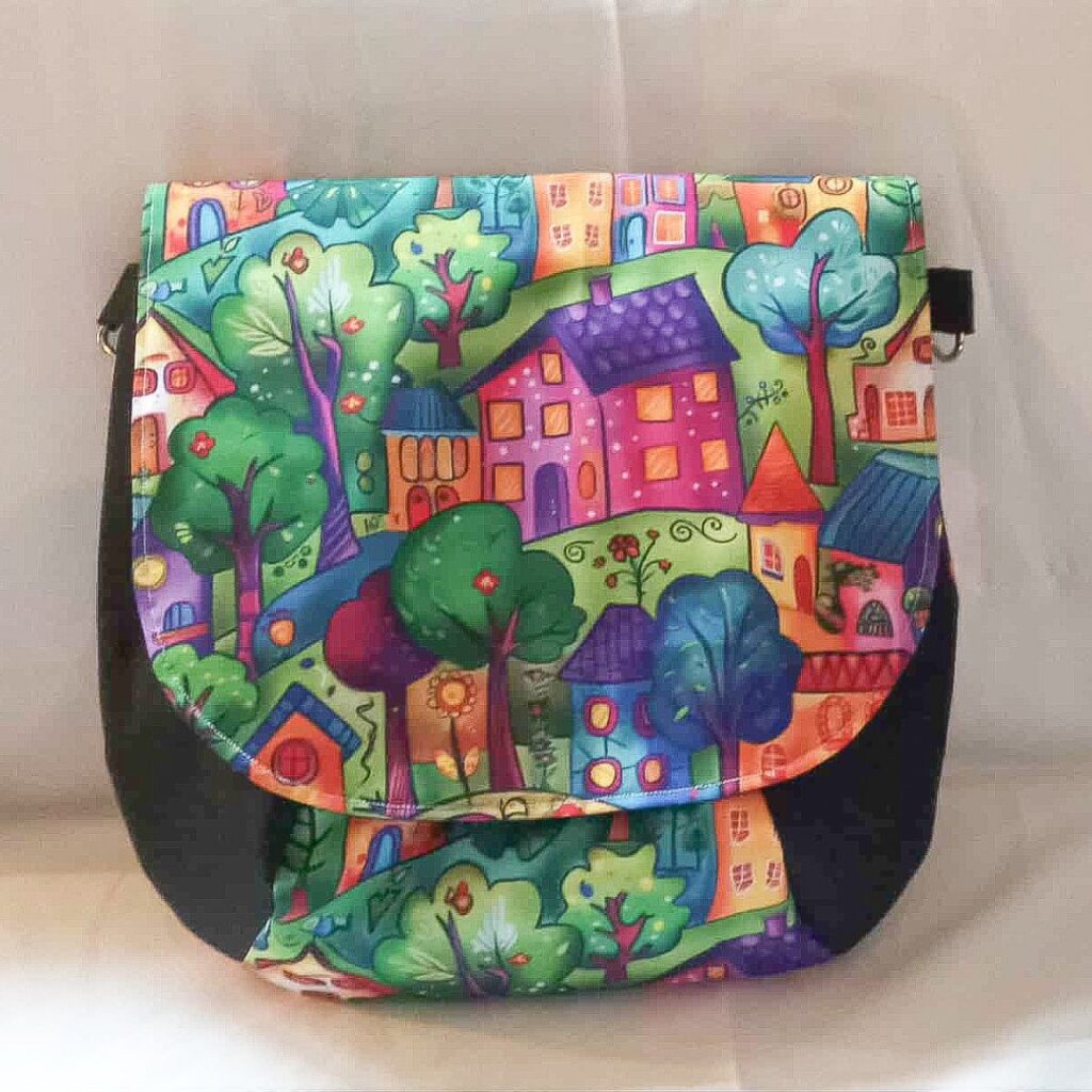 střih a videonávod na kabelku se zipem