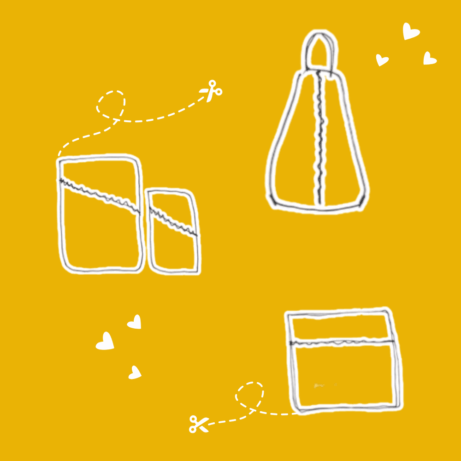 Miniprojekty Kabelkové mafiánky, živé šití