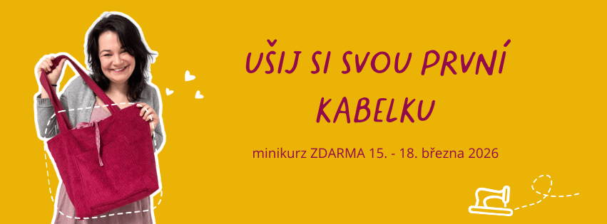 Minikurz zdarma - ušij si svou první kabelku