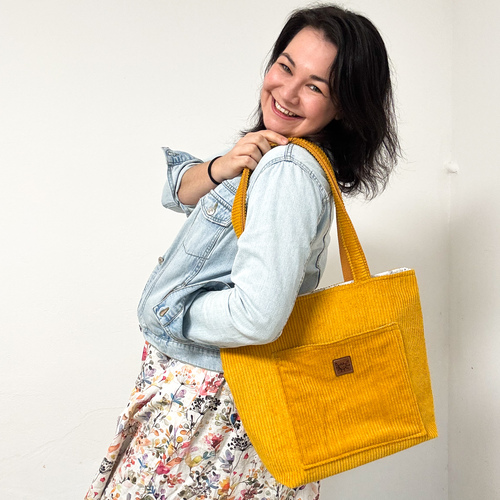 Ušij si svou první kabelku s Bárou Mikuláškovou žlutá 2