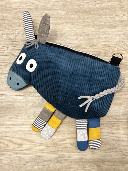 Oslík - zvířátková kabelka - Šijeme kabelky